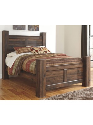 Masifart Pinus Tek Kişilik Ağaç Karyola Eskitme Kök Boyalı