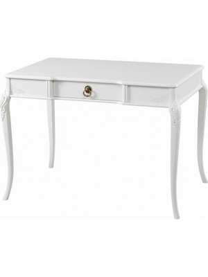 Masifart Christi Ipek Oymalı 110 cm Çalışma Masası