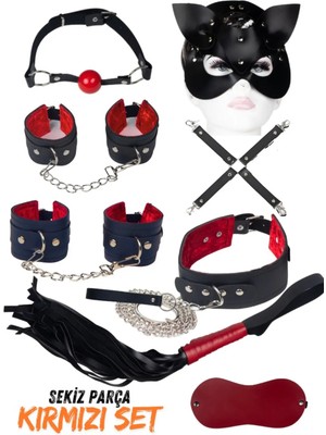 Byen Giyim Derinin Renkli Dünya En Tutkulu Hali: 8 Parça Zincirli Kırmızı Seti ile Cesur Deneyimler