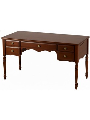 Masifart Jarlan 5 Çekmeceli 140 cm Tornalı Çalışma Masası