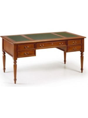 Masifart Barb Ahşap Klasik Çalışma Masası