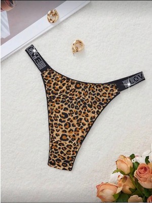 Hayat Bazenyah Renkli Dünya Dantel Arkası ve Özel Bölgesi Açık Fantazi Tanga