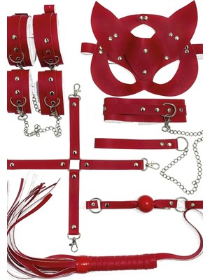 Byen Giyim Özel Tasarım Şık Elbiseızı Deri 7 Li Kople Deri Sexi Set Elbise