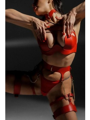 Byen Giyim Gecenin Gözdesi Kadın Kırmızı Özel Tasarım Düşman Gibi Bir Date Fantezi Kostüm Sıra Sende