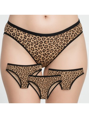 Byen Giyim Özel Tasarım Şık Elbisenleşn Ince Sırrı Leoparelbise