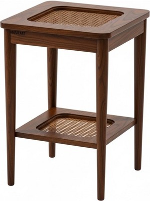 Masifart Adelyna Bohem Kare Hasırlı Saksılık