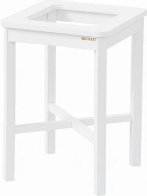 Masifart Lamar Çapraz Kare Camlı Saksılık