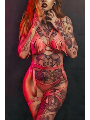 Byen Giyim Gecelerin Incisiyanaantezi Body-Harness Body/fantasy Cob