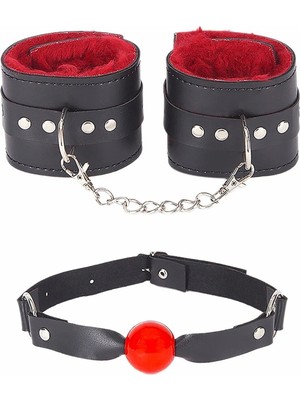 Byen Giyim Sadelikten Yanaantezi Kelepçe ve Ağız Topu Fantezi Sıra Sende