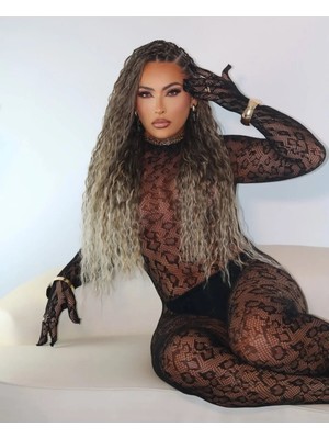 Byen Giyim Özel Tasarım Şık Elbisenaincirli Fantazi Kıyafeti Sendelbise