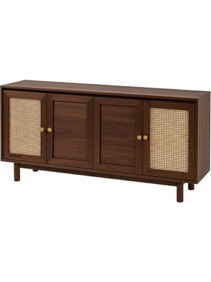 Masifart Coma Hasırlı 180 Lik Abelya Kayın Konsol