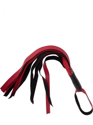 Byen Giyim Sadelikten Yanaantezi &aksesuar Deri Kırbaç Kırmızı cm