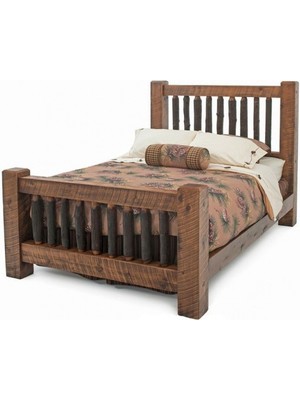 Masifart Rubra Ahşap Karyola Klasik Çift Kişilik Ahşap Yatak Başlığı