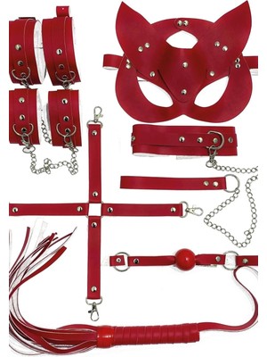 Byen Giyim Ne Izlemeli Deri 7 Li Kople Deri Sexi Set 8b