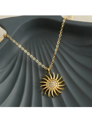 LTG Nova Yıldız Zirkon Taşlı Kolye