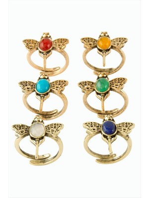 LTG Nova Yusufçuk Doğaltaşlı Otantik Yüzük