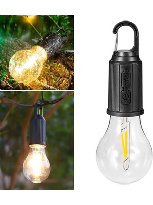 Urfakent Buffer® Şarj Olabilen 3 Farklı Mod Led'li Kendiliğinden Asma Kancalı Kamp,dış Cephe Lambası
