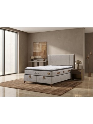 Mona Yatak Mercan Açık Kahve Pedli Ultra Ortopedik Multi Spring Yaylı Çift Taraflı Yatak - 30 cm