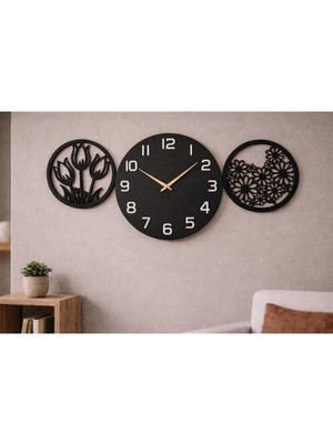 Duvar Saati Salon ve Odalar Için Tasarlanmış Şık ve Modern No 1009