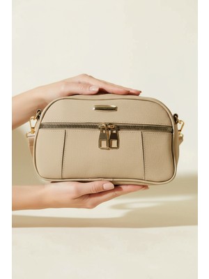 Sun Empire Elite Üç Bölmeli Kadın Çapraz Askılı El ve Omuz Çantası