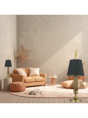 LampaLuce Lampaluce Straordinario Modern Tasarım Masa Lambası Sarı 75CM