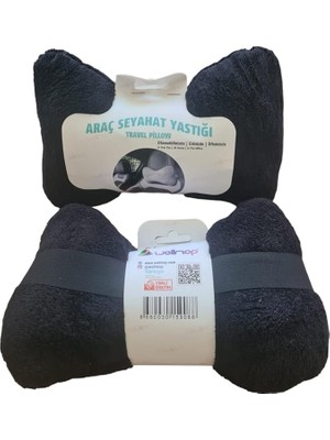 Boyun Yastık 2'li Siyah
