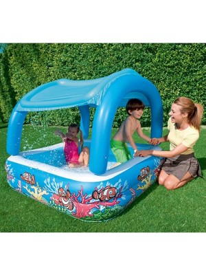 Hediye-Bestway Gölgelikli Oyun Havuzu - 147X147X122CM - 52192
