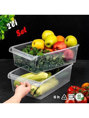 3184 2 Li 6lt Dolap Içi ve Buzdolabı Içi Düzenleyici Orga