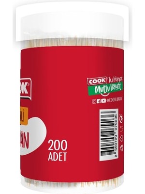 Bambu Kürdan Jelatinli 200'LÜ