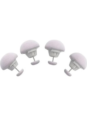 Home Yorgan ve Çarşaf Sabitleyici, Mantar Şekilli Aşınmaya Dayanıklı Yorgan Klipsi 4 Adet (4, Gri)