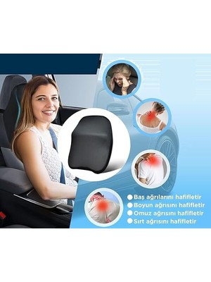 Visko Araba Boyun Yastığı, Ortopedik, Oto, Seyahat Yastığı