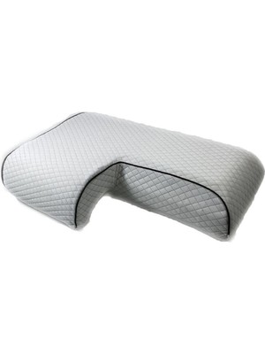 Ortopedik Visco Boyun Destekli Çift Sevgili Yastığı