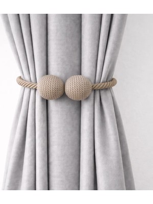 Mıknatıslı Perde Bağlama Aparat Aksesuarı Braçol (1 adet)