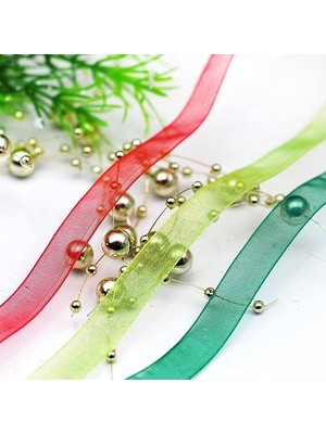 Organze Kurdele Yılbaşı, 20 Metre Koyu Yeşil