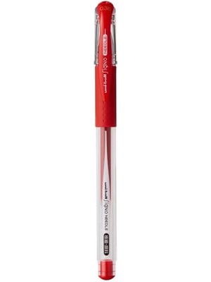 Signo Needle 0.38 Iğne Uçlu Jel Kalem, Kırmızı
