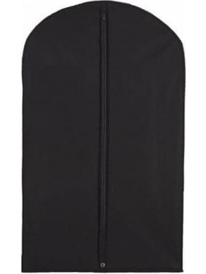 Fermuarlı Elbise Kılıfı, Takım Elbise ve Ceket Koruyucu Saklama Çantası, Siyah (4)