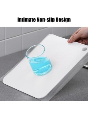 (45CM x 10METRE) Şeffaf Kaymaz Dolap Içi Çekmece Raf Örtüsü Çekmece Astarı Raf Astarı