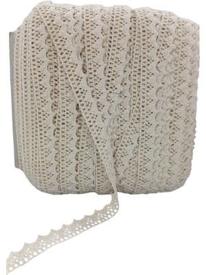 Urfakent Kopanaki Dantel En 1,5 cm Krem 10 Metre