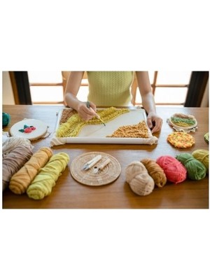 Urfakent Punch Seti Nakış Seti Kasnaklı Kendin Yap Seti Seri 82