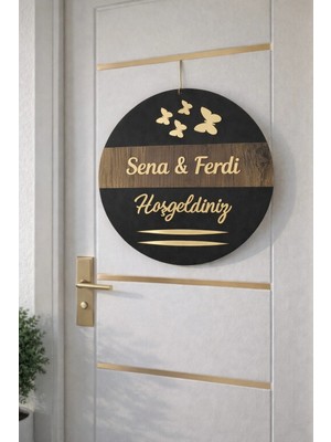 Dış Kapı Süsü Kişiye Özel Şık ve Modern No 1078