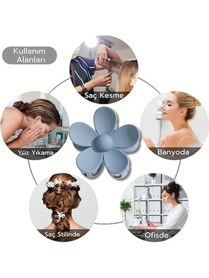 6'lı Kelebek Mandal Toka Seti, Kadın Çocuk Mandal Toka, Toka Organizer, Toka, Kız Çocuk Toka, Kadife Toka, Toka Organizer