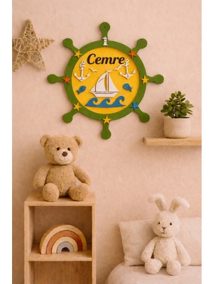 Genç Odası Kapı Süsü Kişiye Özel Dümen Modeli Şık Tasarım NO1035