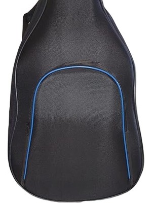 Müzik Pandura Müzik Profesyonel Su Geçirmez 20 mm Pedli Gigbag Akustik Gitar Kılıfı Siyah