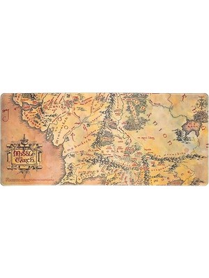 Erik Yüzüklerin Efendisi Xxl Oyun Fare Altlığı - Kaymaz ve Su Geçirmez Büyük Mouse Pad - Pc Aksesuarı Yazı Masası Altlığı