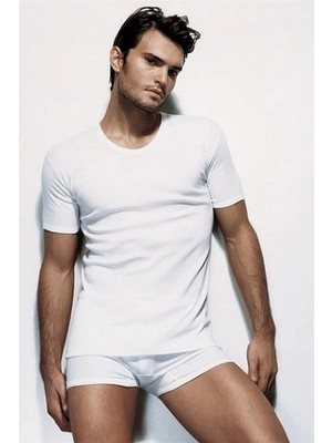 Çift Kaplan 640 Bisiklet Yaka Interlok Kumaş Erkek Atlet