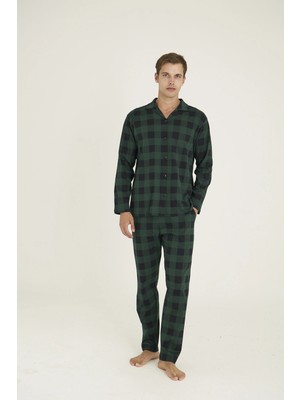 Kocabey 9209 Erkek Apaj Yaka Pijama Takım