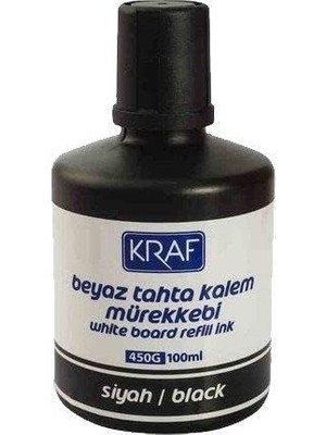 Beyaz Tahta Kalemi Mürekkebi Siyah 100 ml 450G