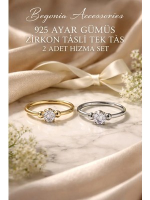 Begonia Accessories 925 Ayar Gümüş & 14K Altın Kaplama Çift Top Tek Taş 2’li Zirkon Hızma Set – Unisex Minimal Burun Küpesi, Tragus Küpe, Fake Hızma, Deliksiz Piercing, Kıkırdak Helix Küpe Kadın Erkek