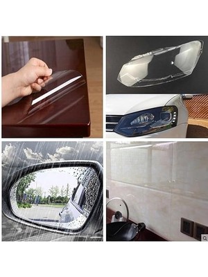 Şeffaf Parlak Yapışkanlı Folyo Koruma Folyosu 61 cm 61 cm x 10 Metre