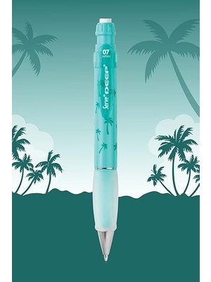 Deep Mekanik Kurşun Klm 07 Mm, Nane Yeşili, Palmiye Deseni